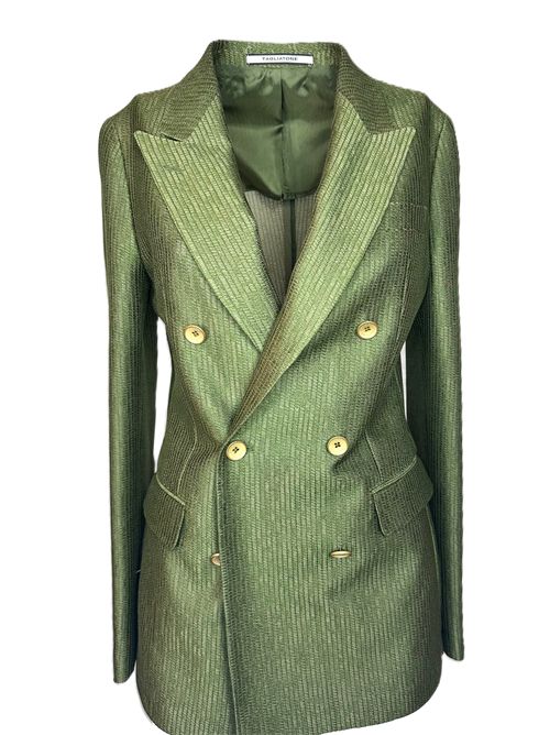 TagliatoreBlazer Parigi doppiopetto verde TAGLIATORE | J-PARIGI10B/SVNO AMF 340311 U 26E047 EV804